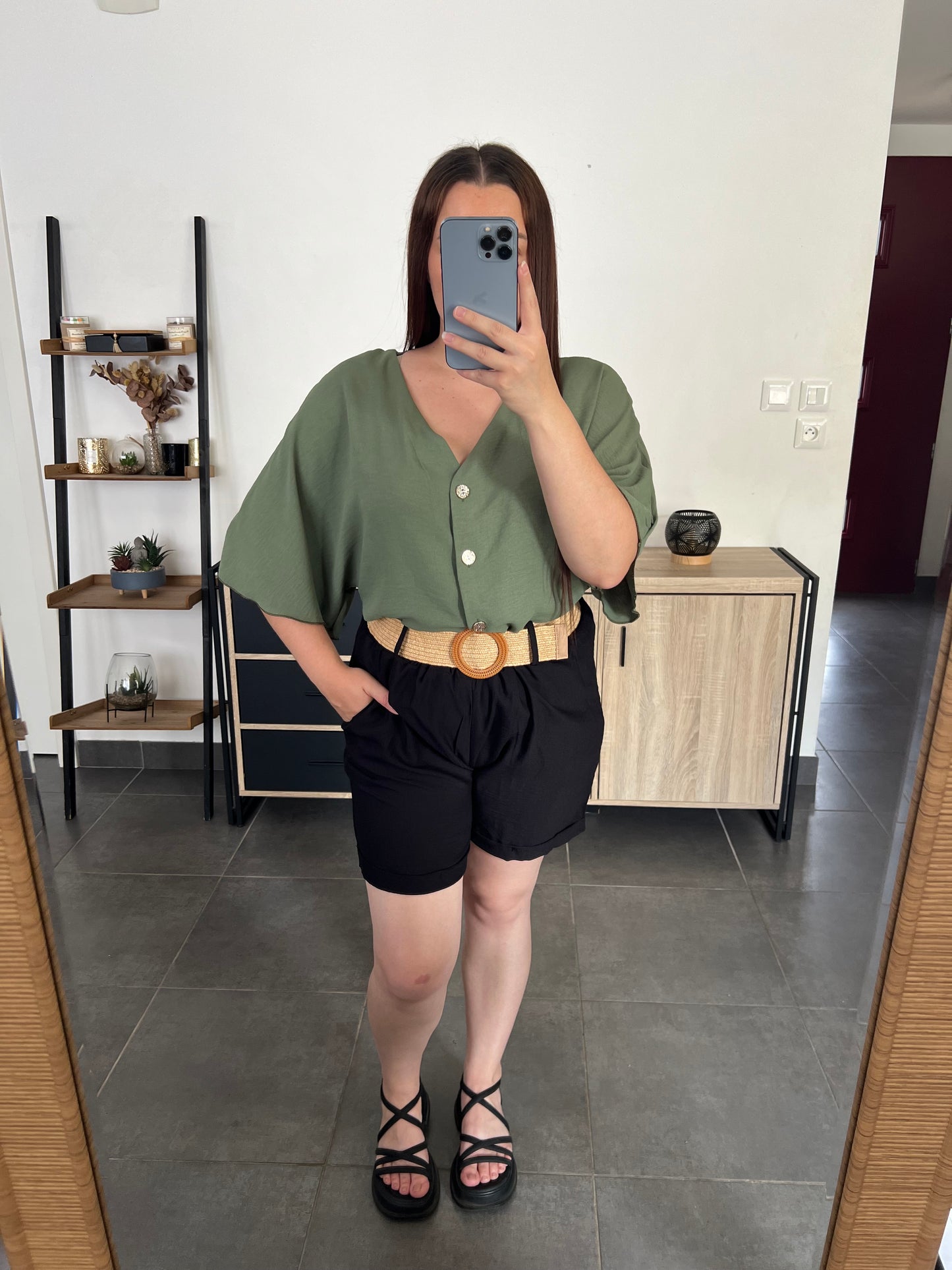 Blouse kaki