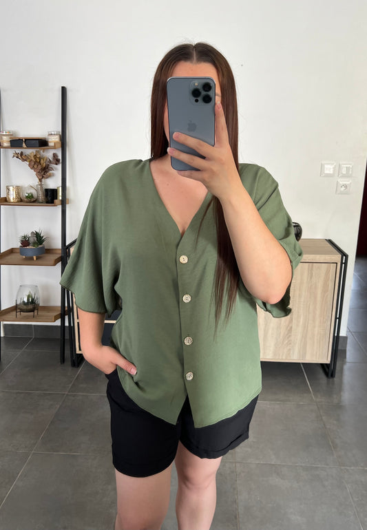 Blouse kaki
