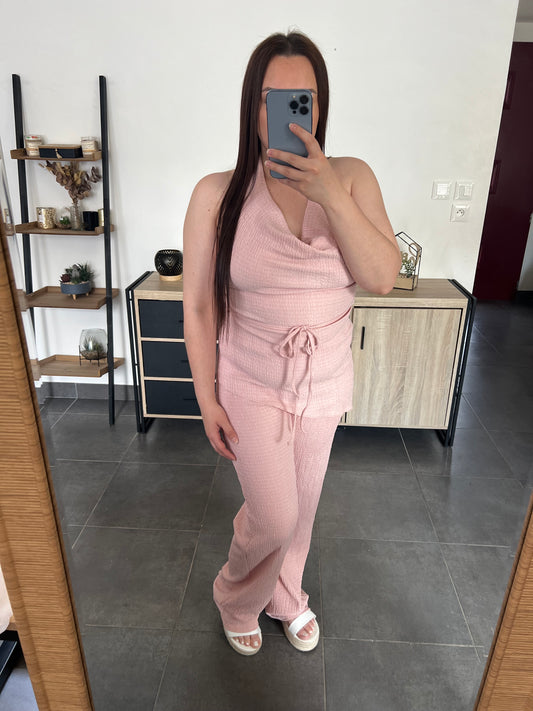 Ensemble dos nu rose pâle