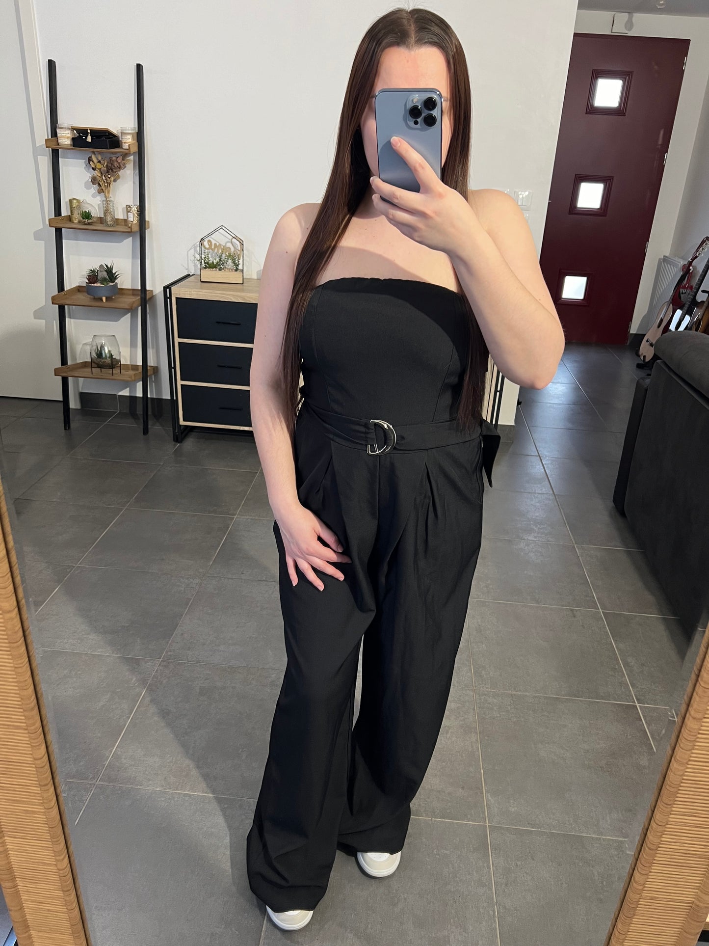 Combinaison bustier noir