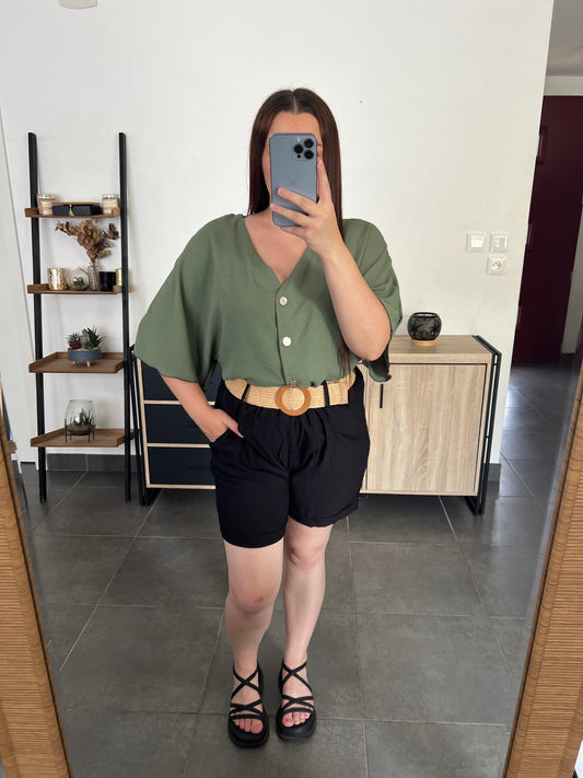 Blouse kaki