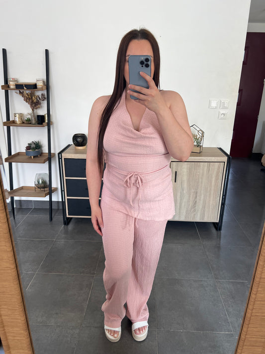 Ensemble dos nu rose pâle